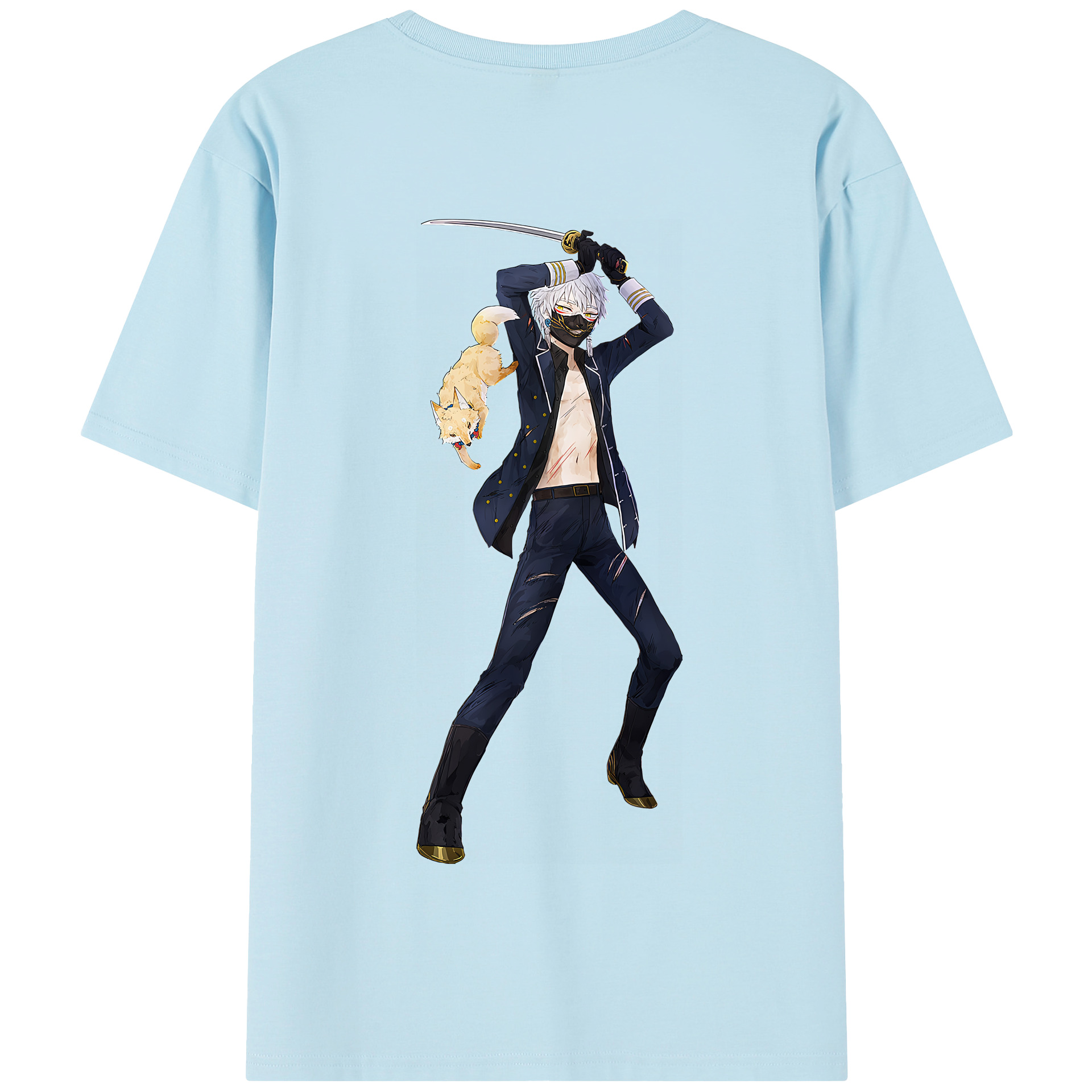（画像用） 刀剣乱舞 Touken Ranbu 綿100％半袖Tシャツ（背面プリント）